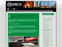 Tablet Screenshot of munroeinc.com